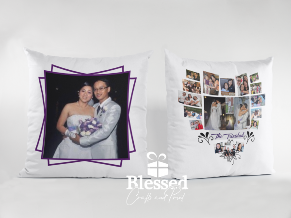 16x16 Personalized Pillow Case image both side